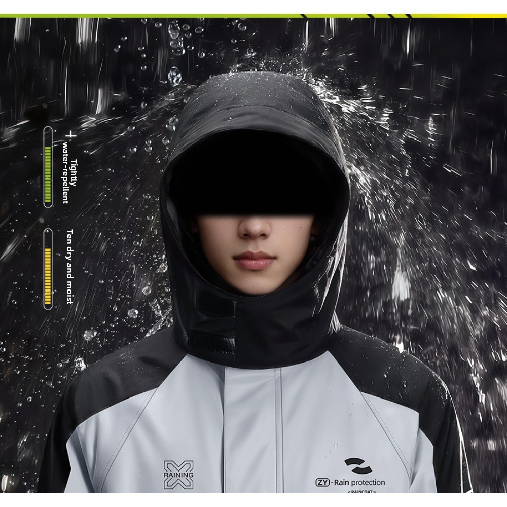 Two Piece Motorcycle Rain Suit - Cycling Commuter Rain Gear review and price