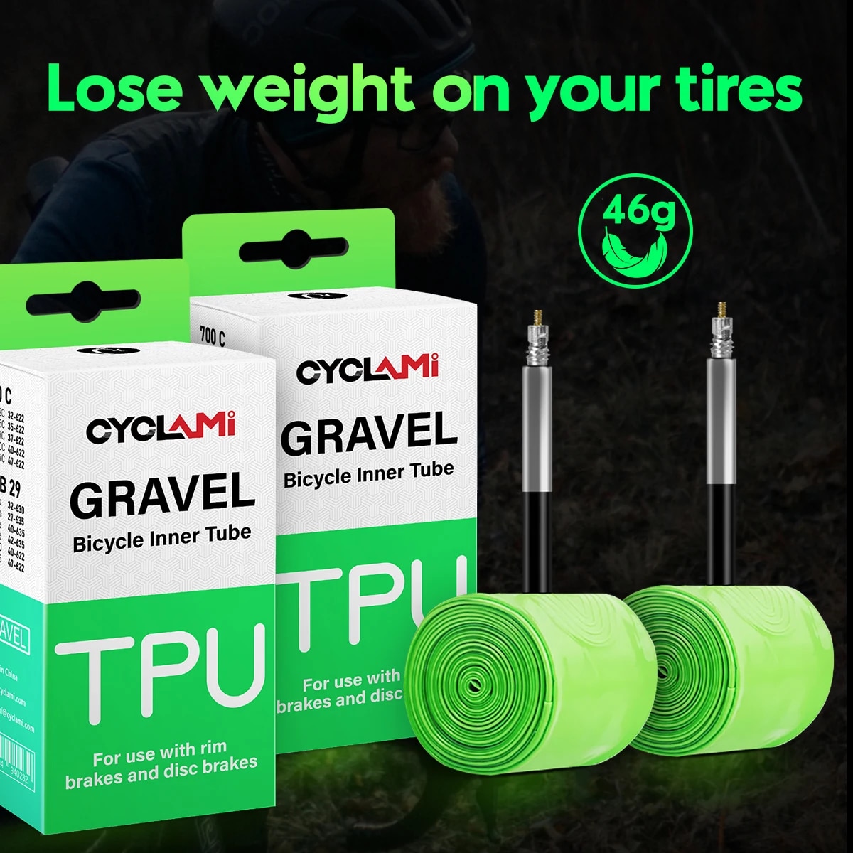 CYCLAMI Ultralight Road MTB 29 - Inner Tube 700C review and price