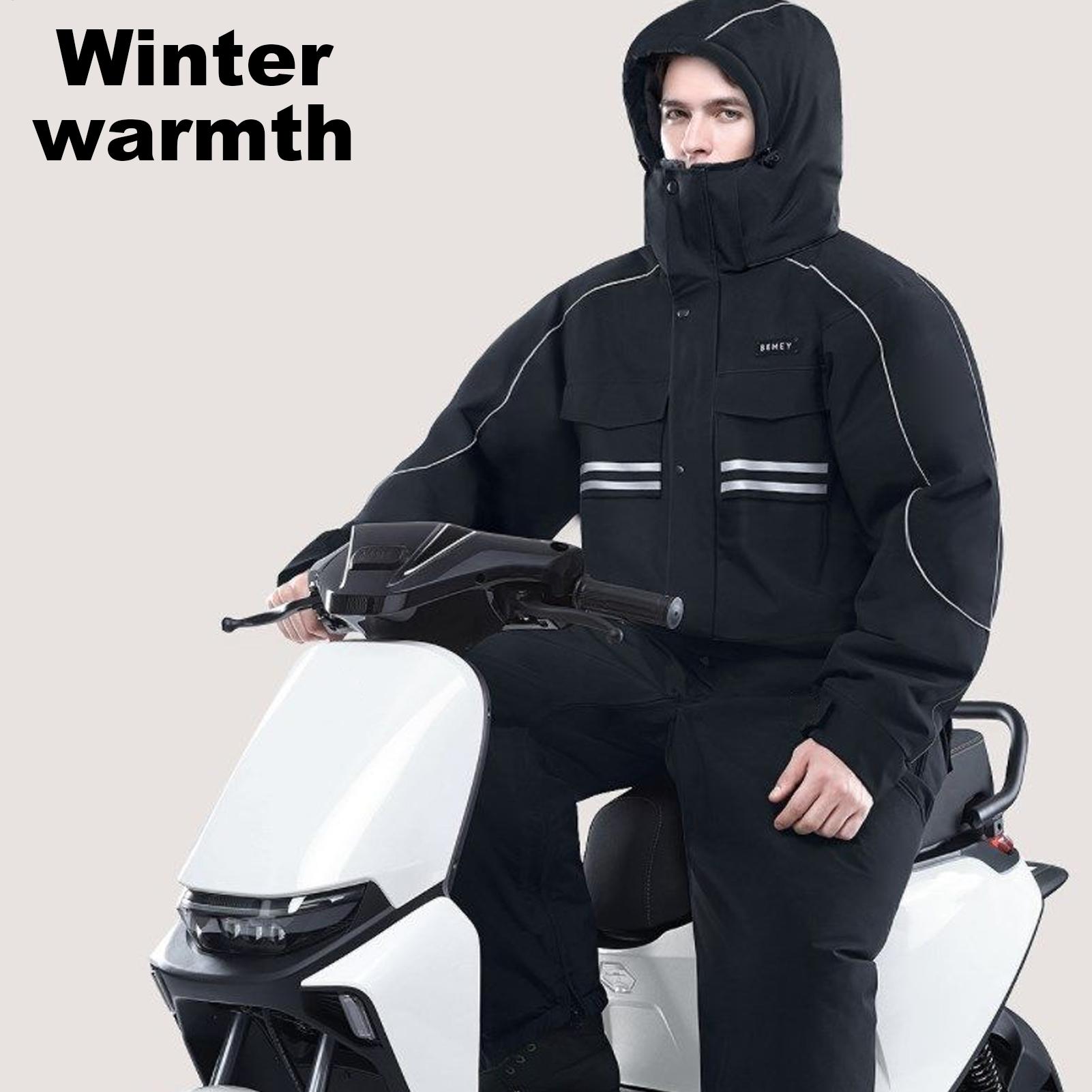 Motorcycle Winter Jacket 4-Poc - Cycling Commute Clothes review and price